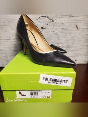 Sam Edelman Hazel Pointed Toe Pumps, Size: 10.5, Black